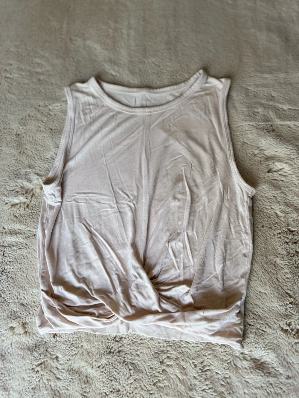ALO cover tank with twist front size small